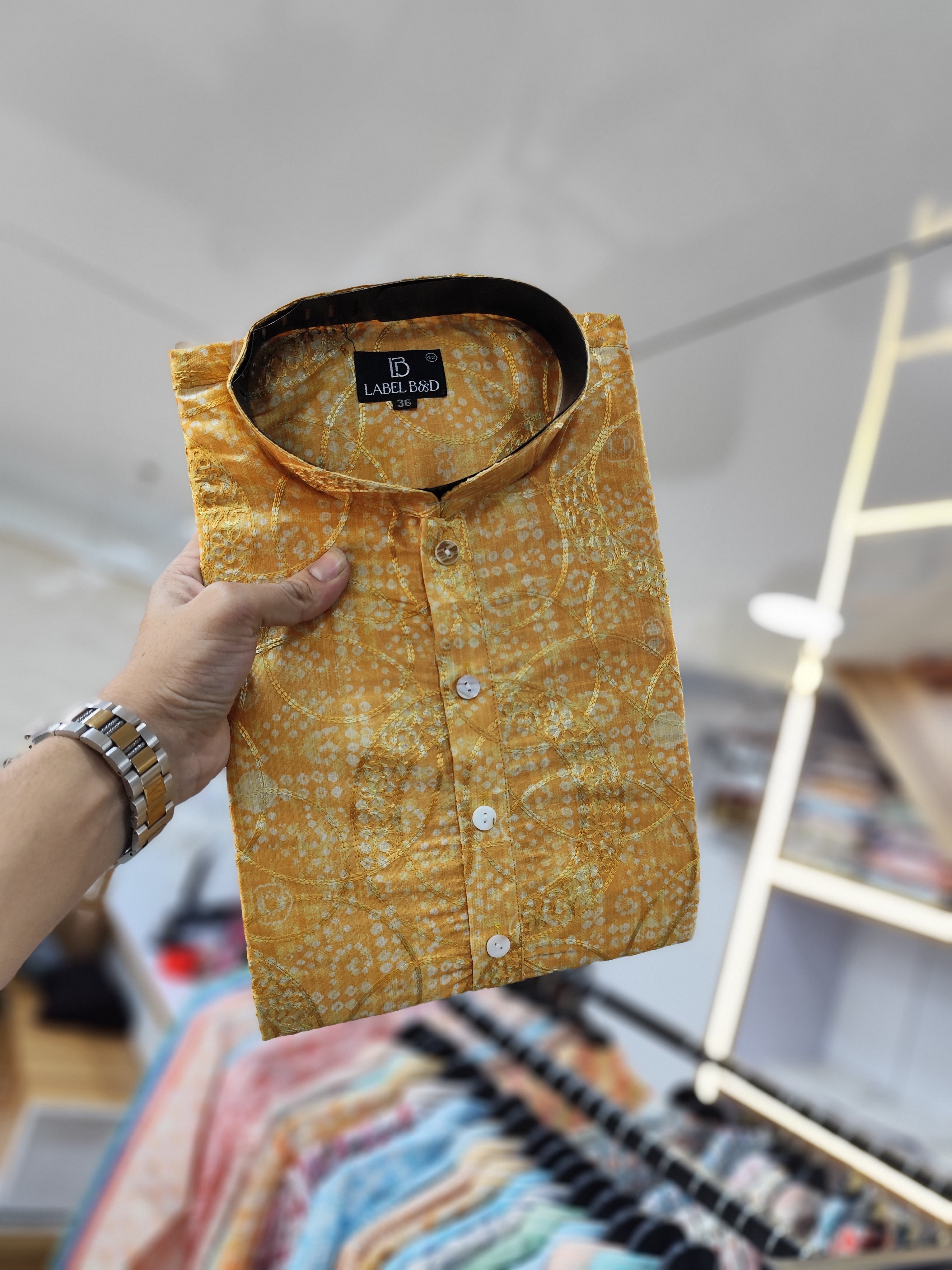 Men's Soft Pure Silk Digital Printed Traditional Wear Kurta Pajama Set
