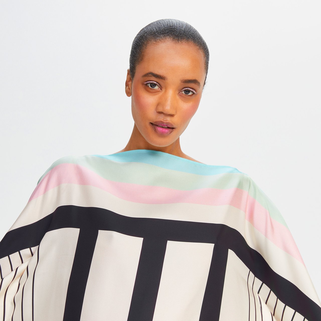 Soft Satin Silk Kaftan, Stylish & Flowing Caftan For Women's