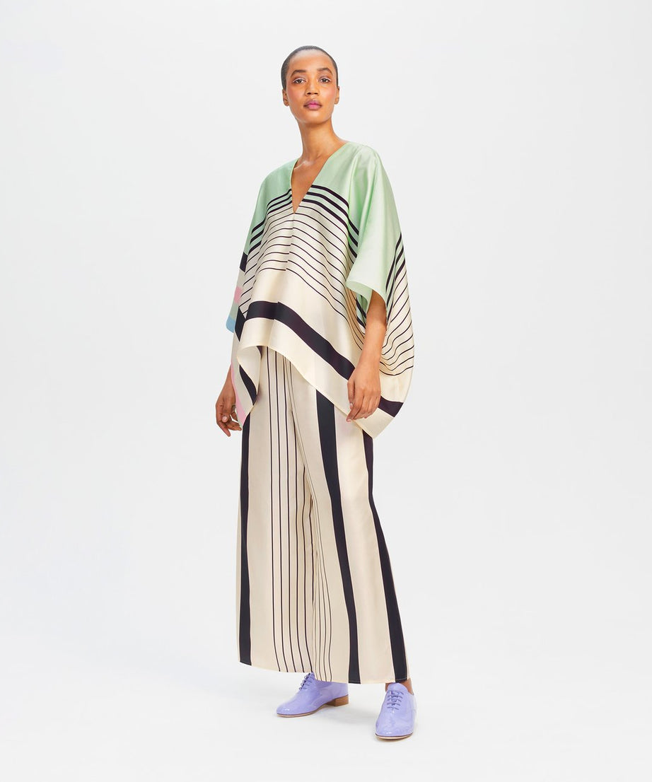 Soft Satin Silk Co-ord Set For Women's, Top Pant Set