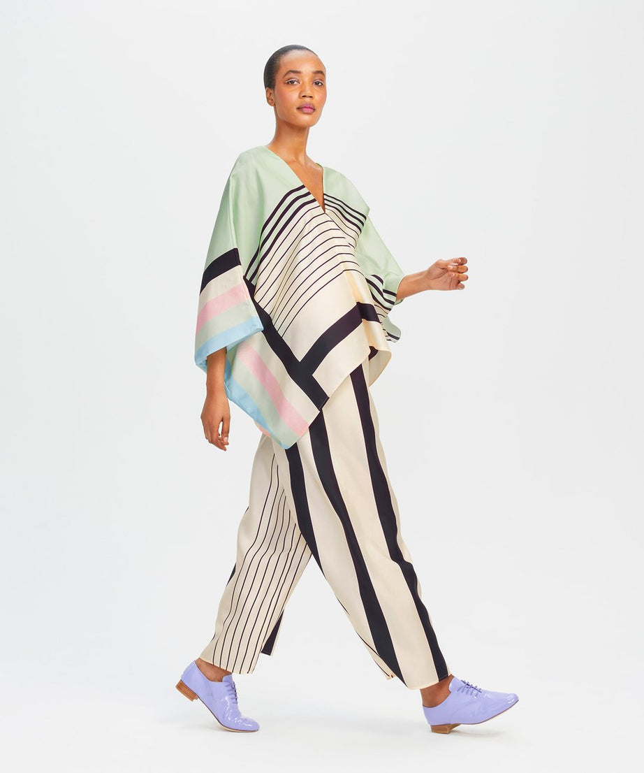 Soft Satin Silk Co-ord Set For Women's, Top Pant Set