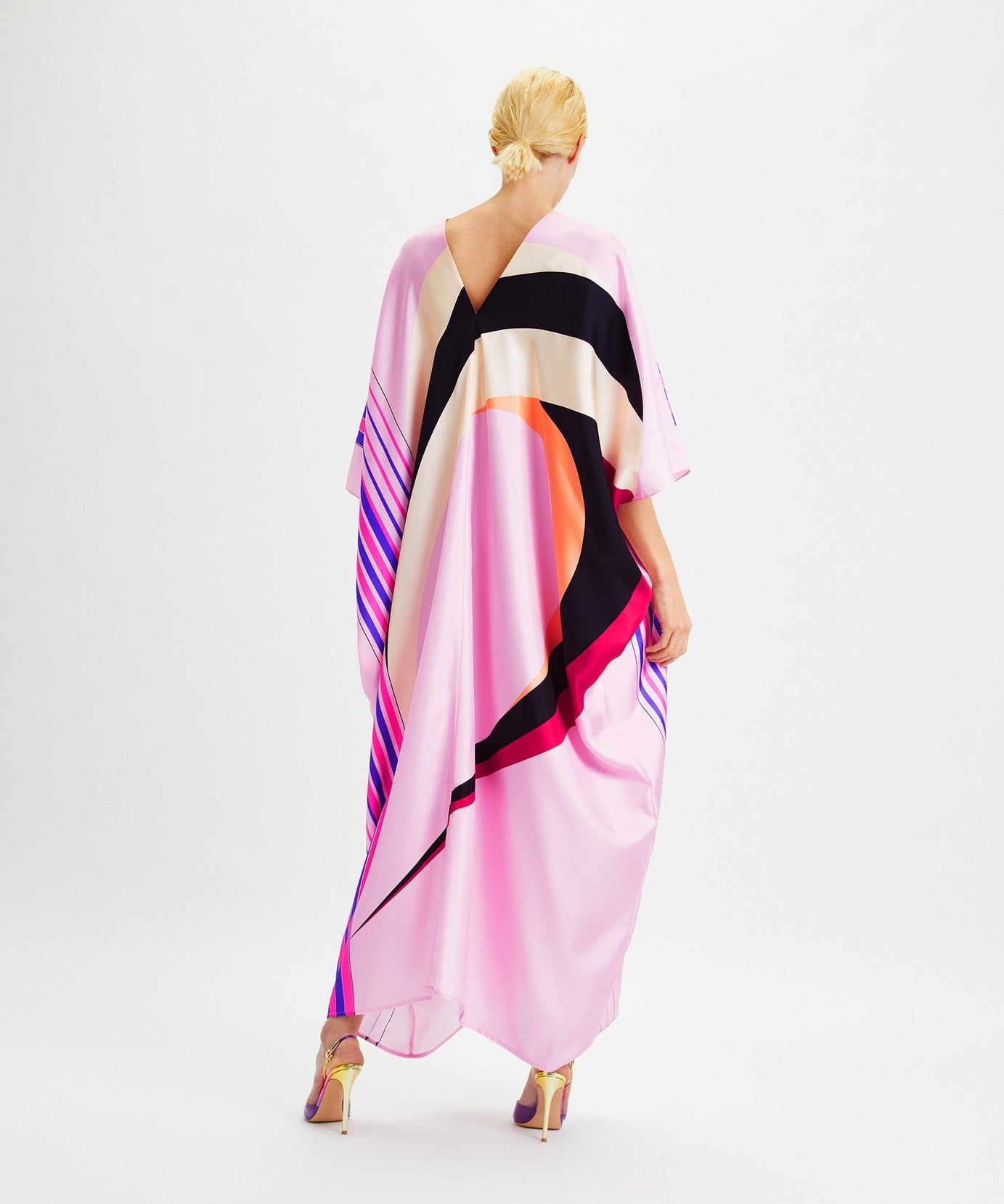 Elegant Soft Satin Silk Kaftan - Perfect for Evening Wear Caftan For Women's