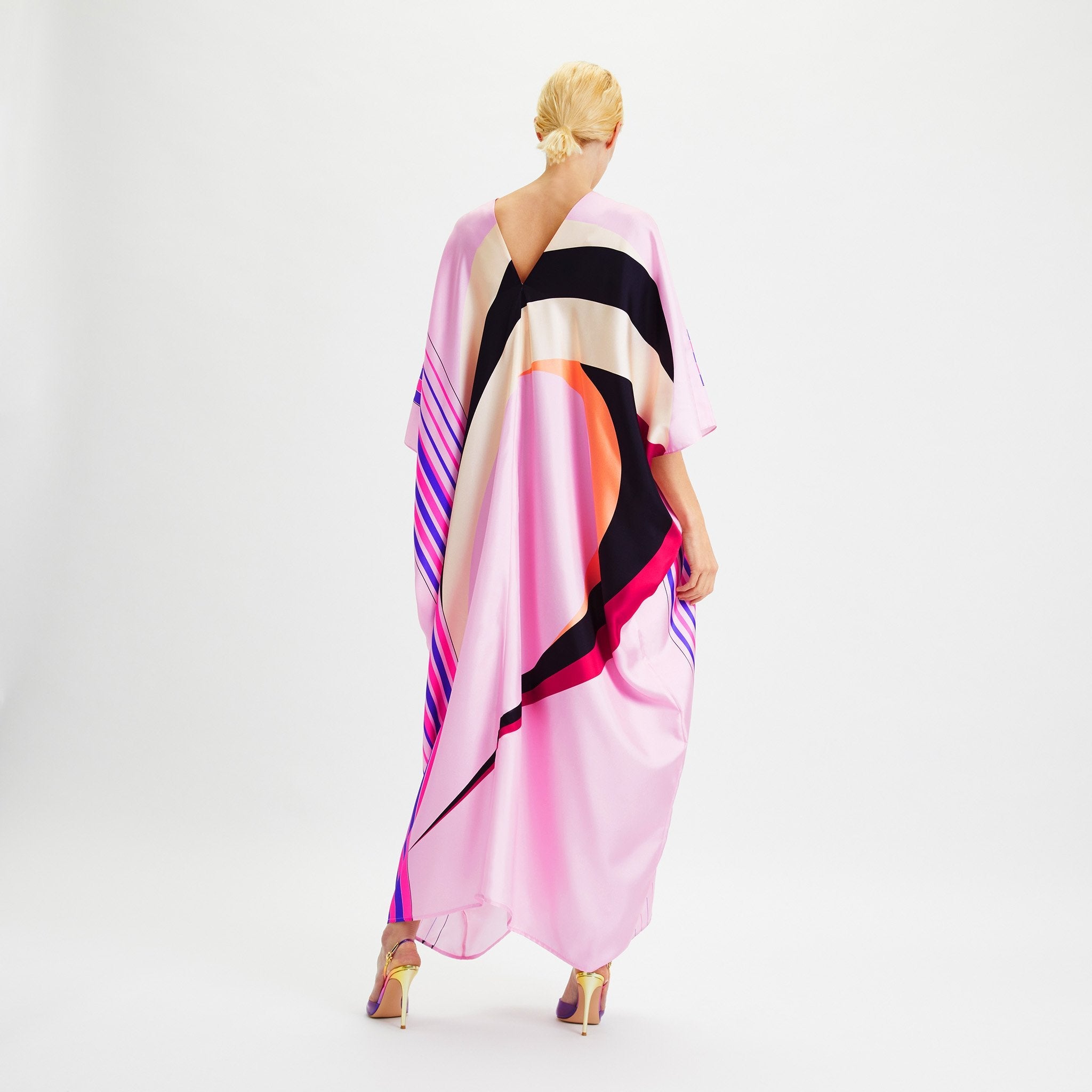Elegant Soft Satin Silk Kaftan - Perfect for Evening Wear Caftan For Women's