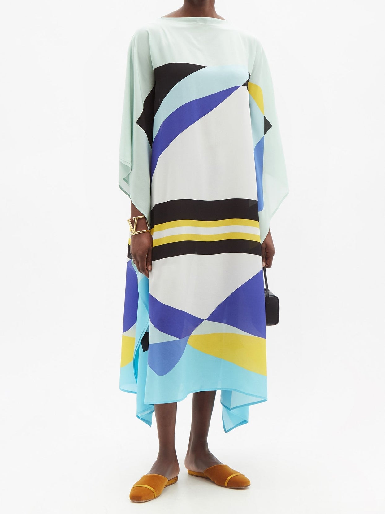 Elegant Chelsea Georgette Kaftan - Flowy and Lightweight Caftan For Women's