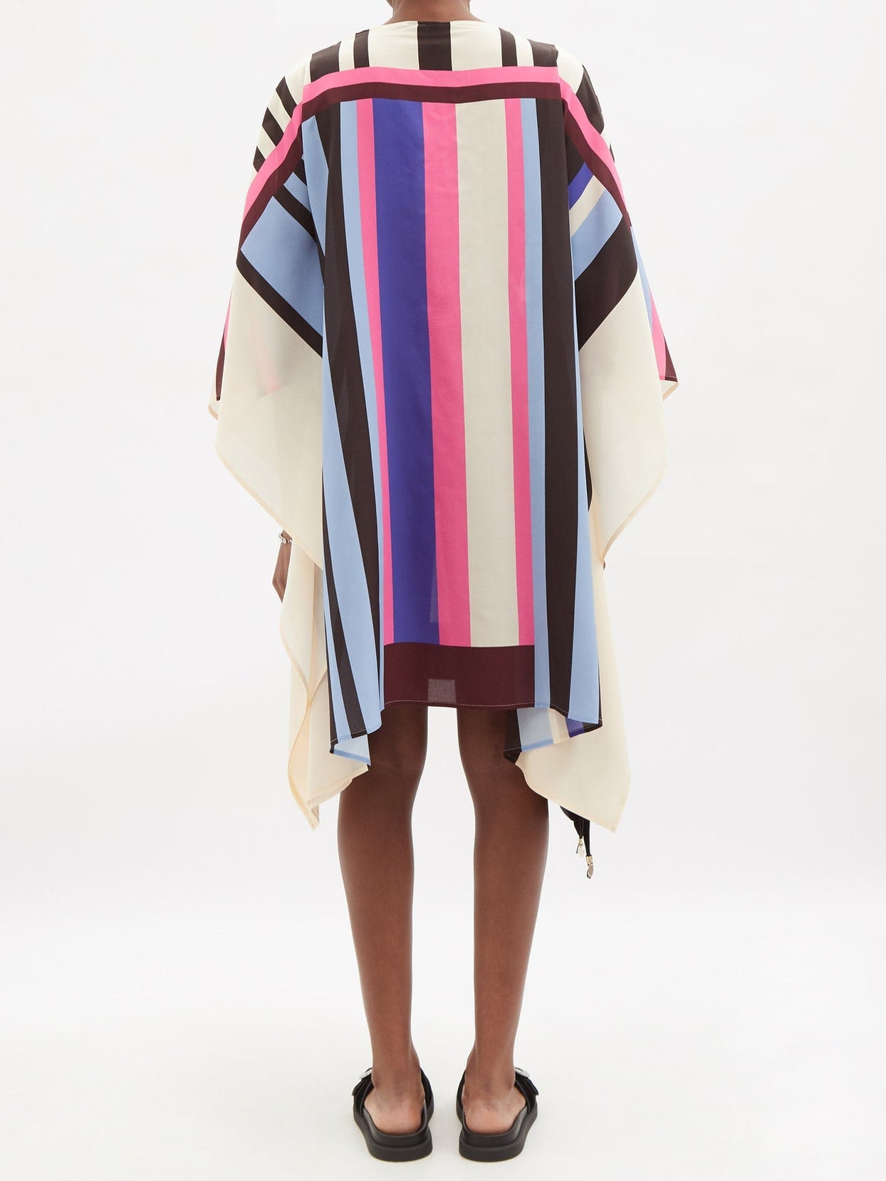 Chelsea Georgette Women's Printed Short Kaftan, Beach Wear Caftan