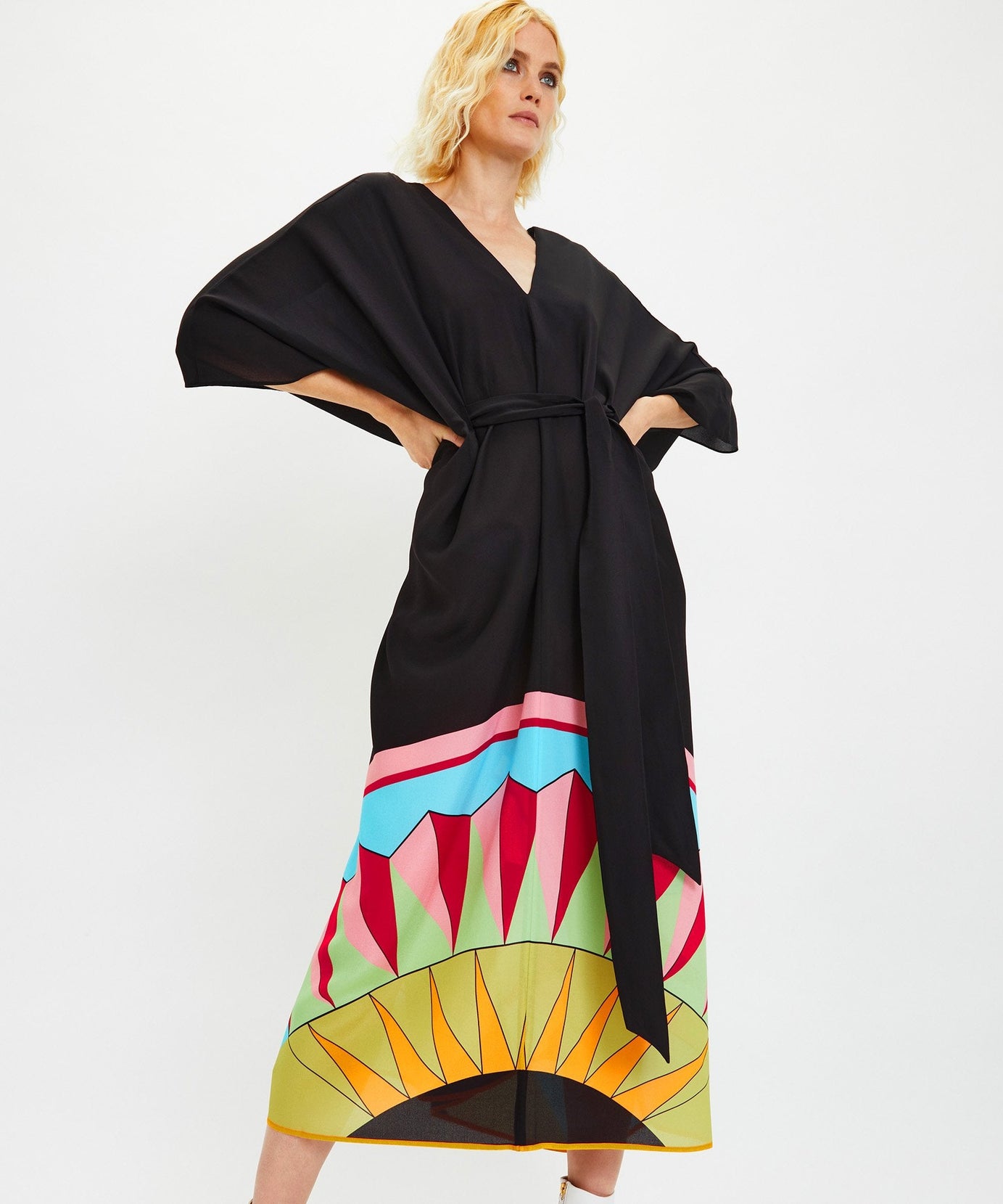 Premium Chelsea Georgette Kaftan - Stylish Party Outfit Caftan For Women's