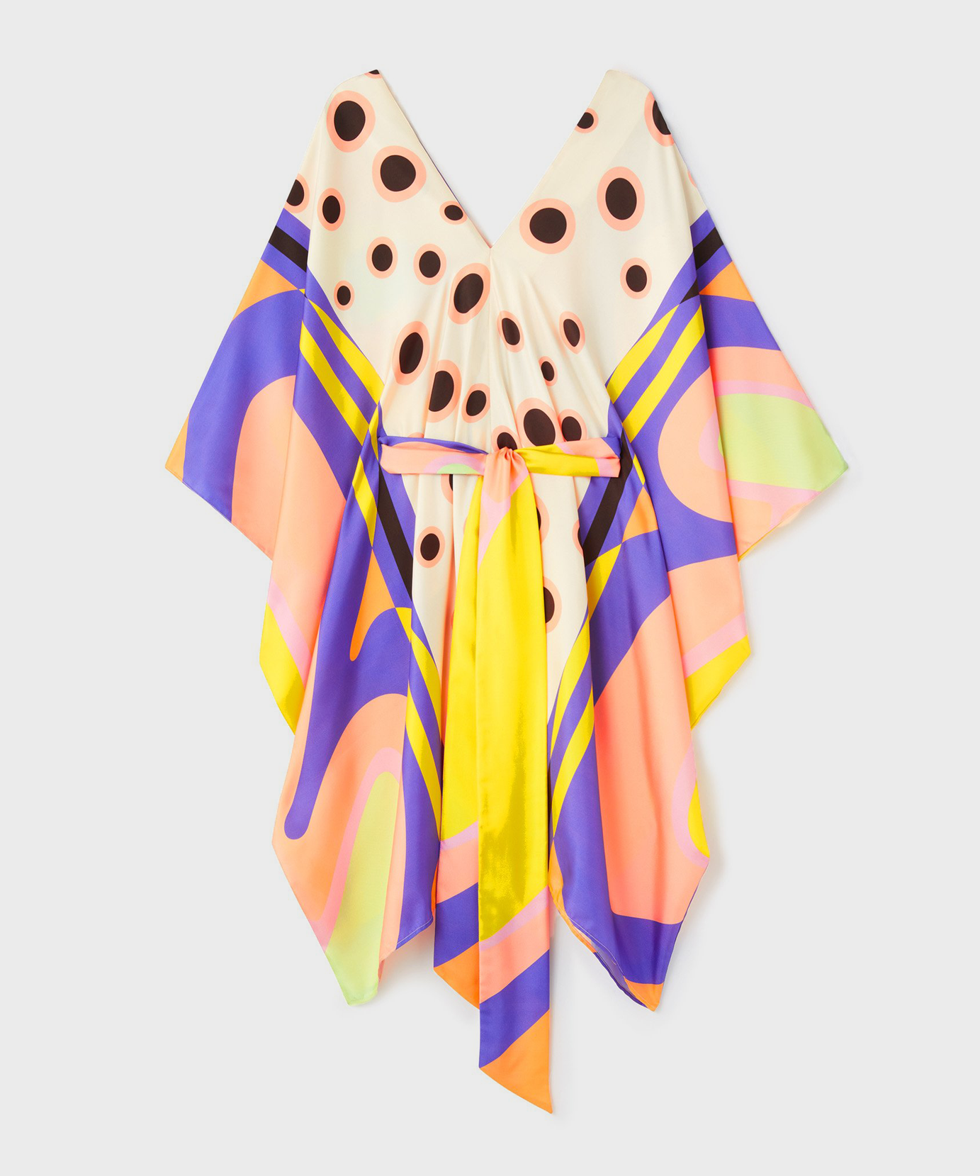 Stylish Soft Satin Silk Kaftan, Casual Wear Kaftan For Women's