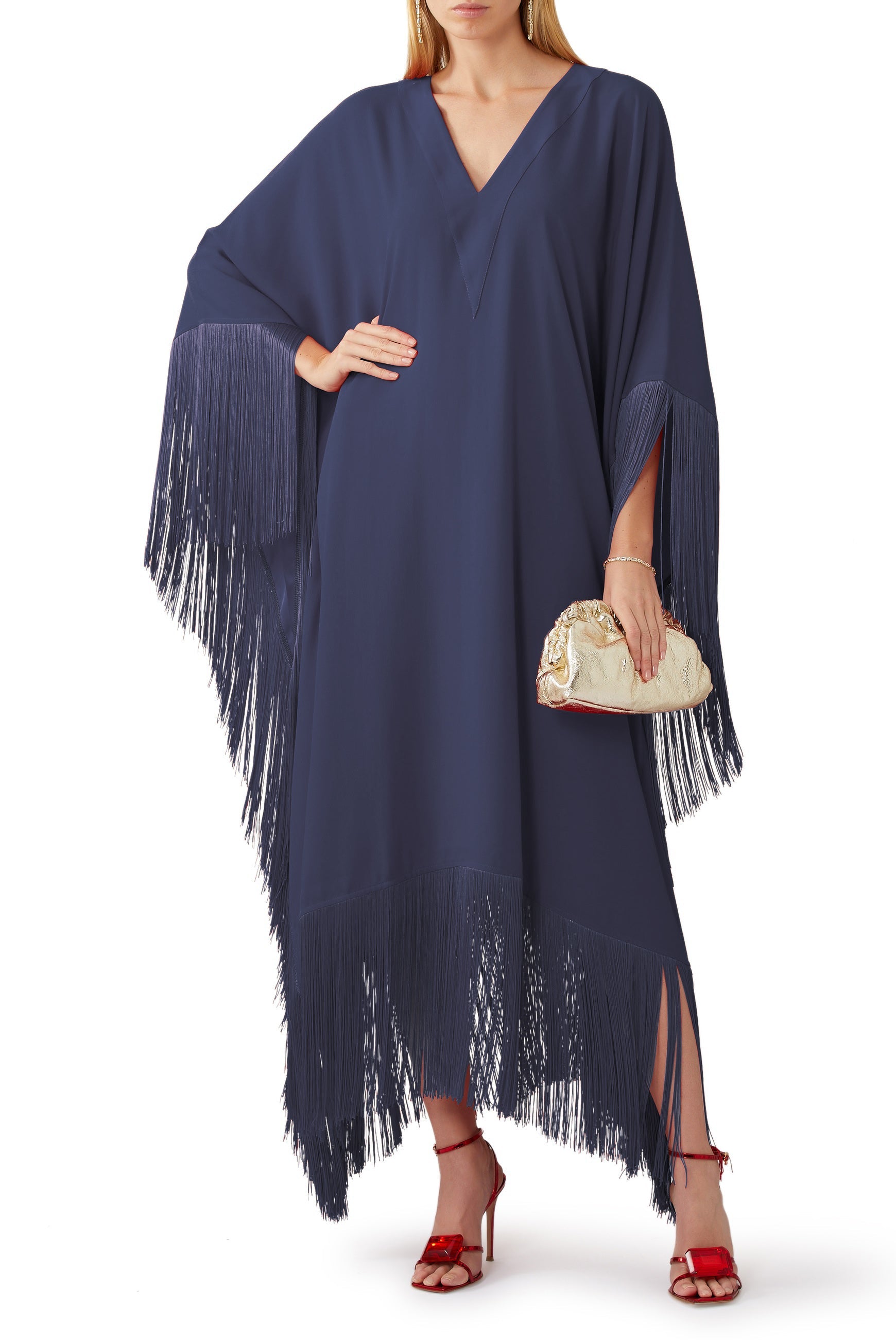 Korean Silk Long Kaftan For Women's