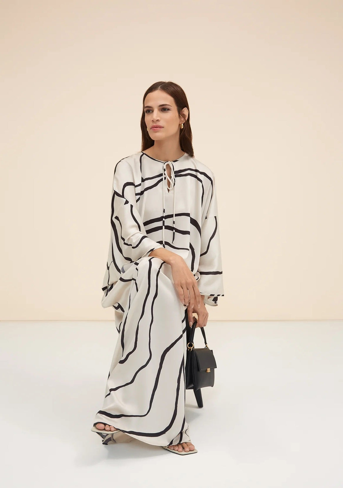 Organza Silk Kaftan - Luxurious and Elegant Maxi Dress Caftan For Women's