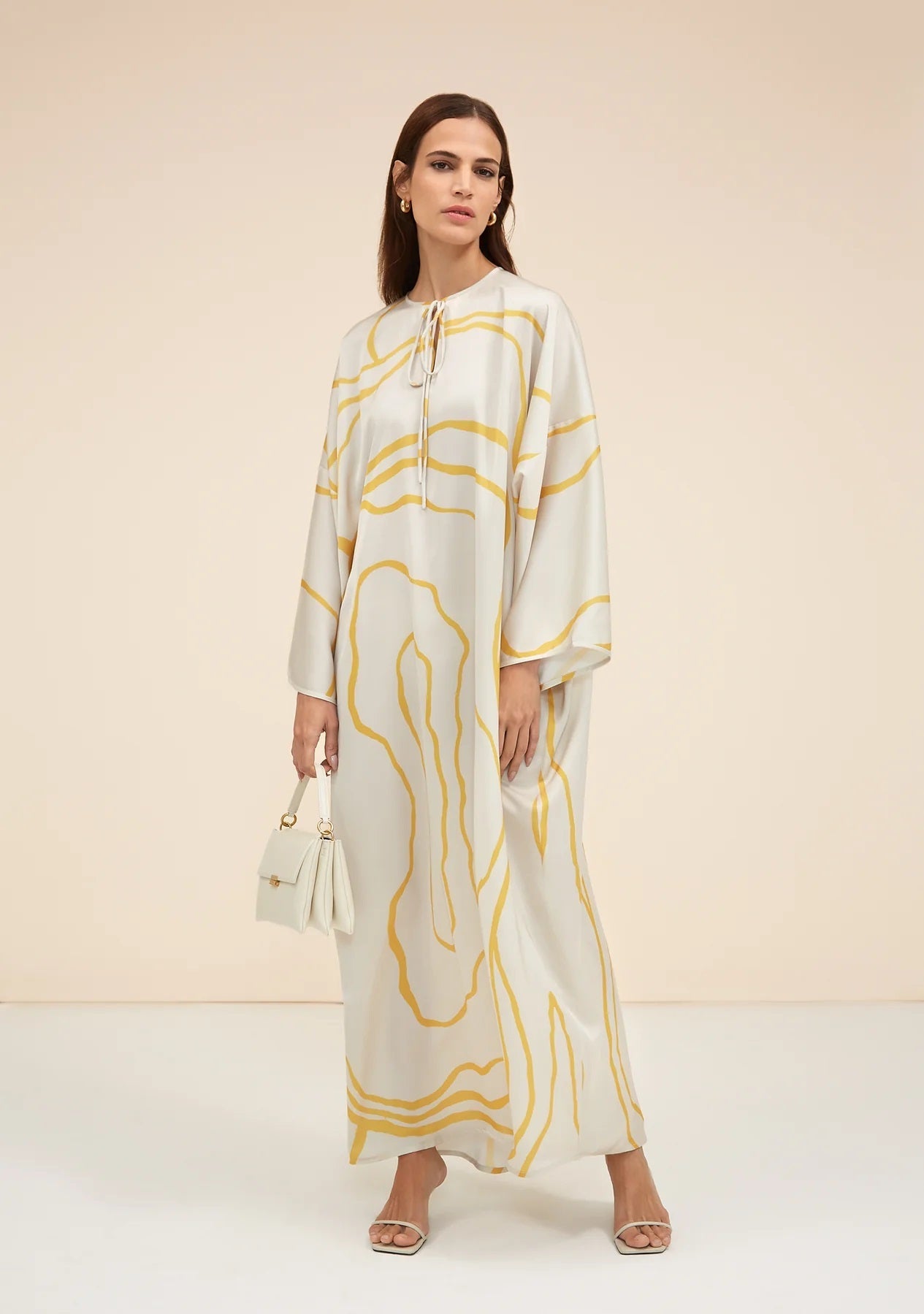 Organza Silk Kaftan - Luxurious and Elegant Maxi Dress Caftan For Women's