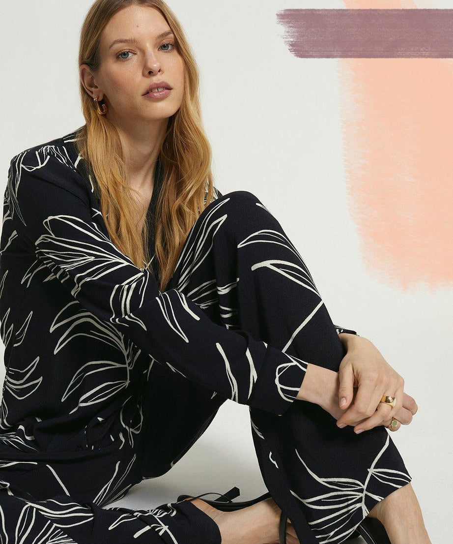 Korean BSY Digital Printed Casual Wear Co-ord Set