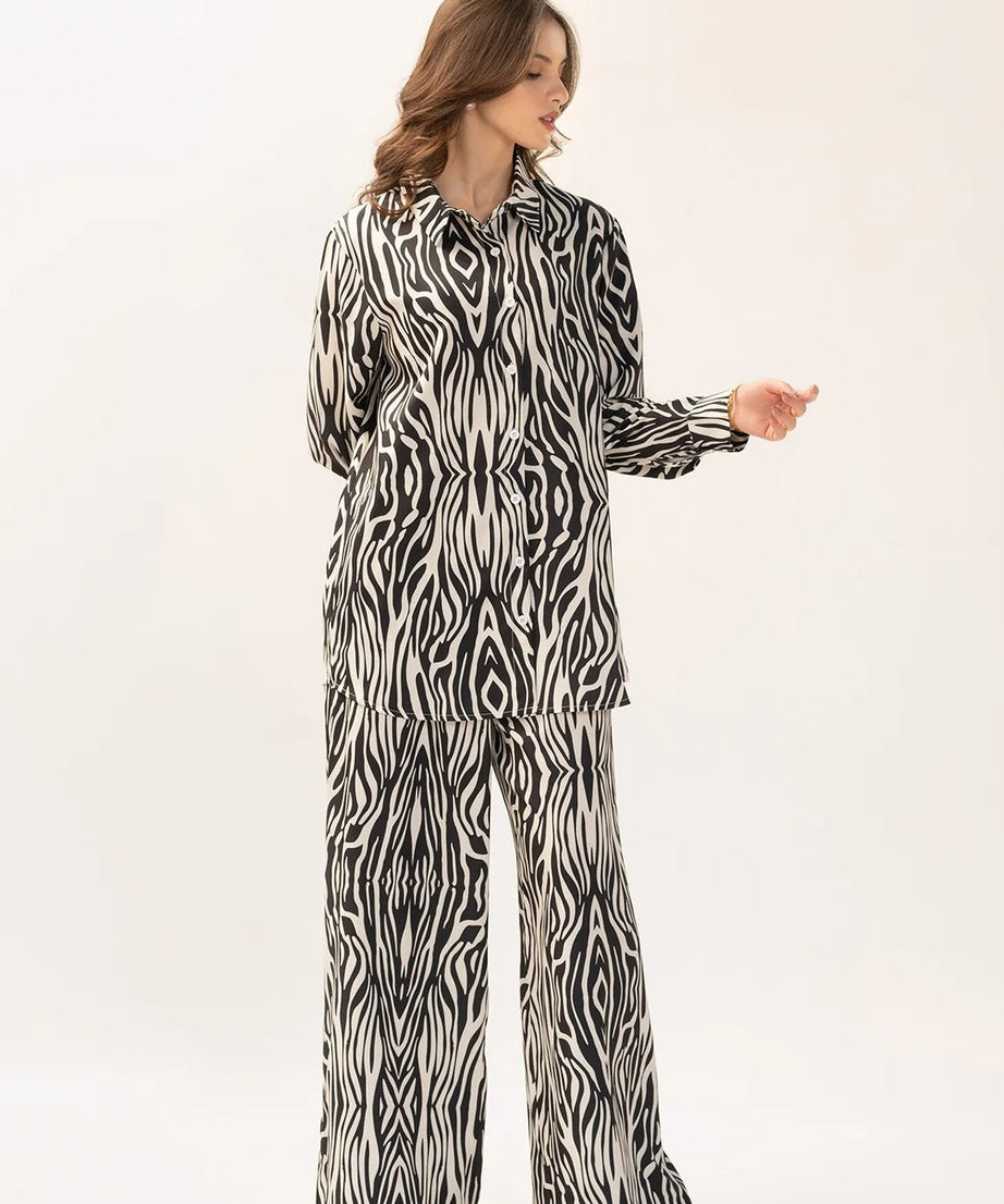 Casual Printed Korean BSY Co-ord Set For Women's