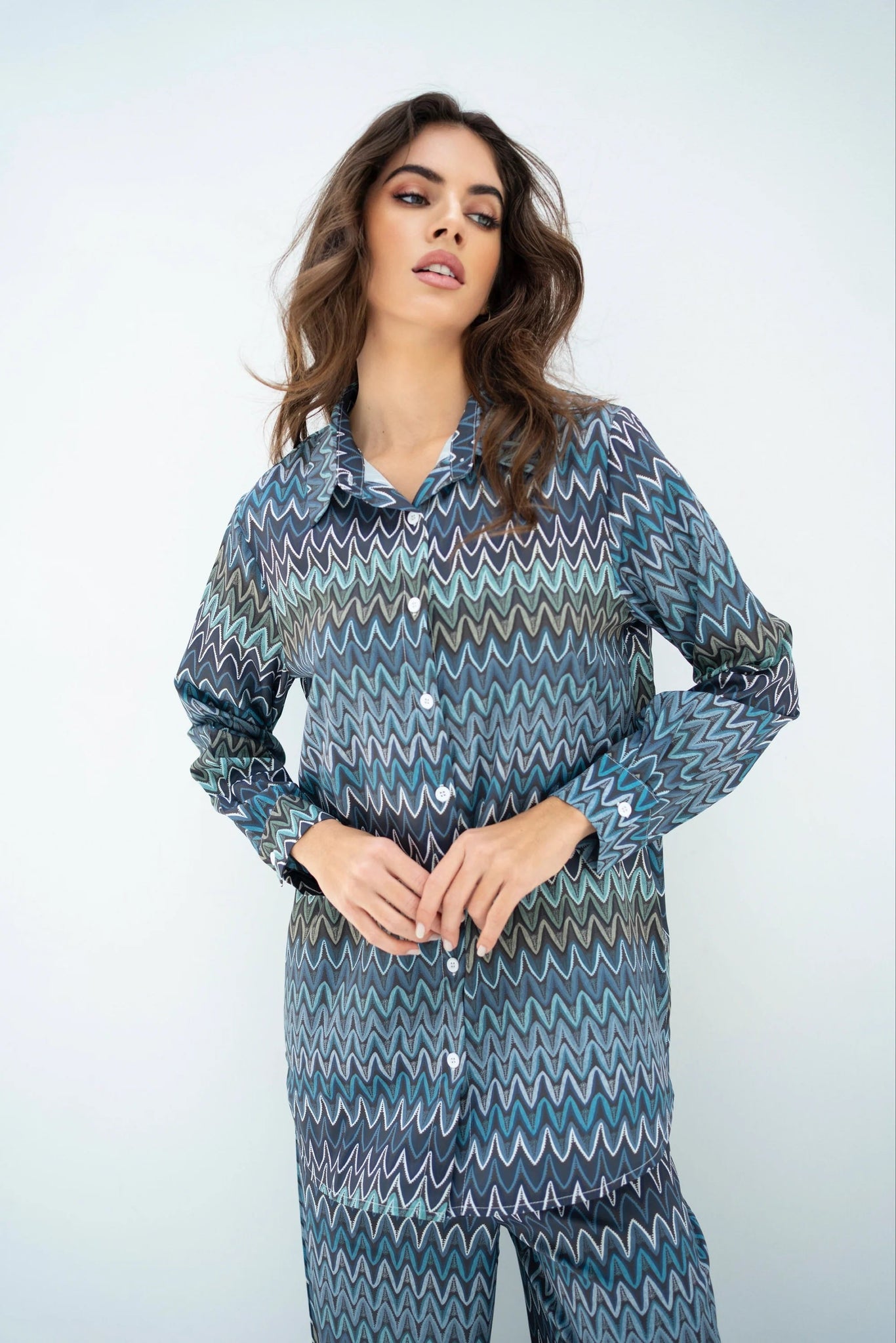 Korean BSY Co-ord Set, Top With Pants Suit For Women's