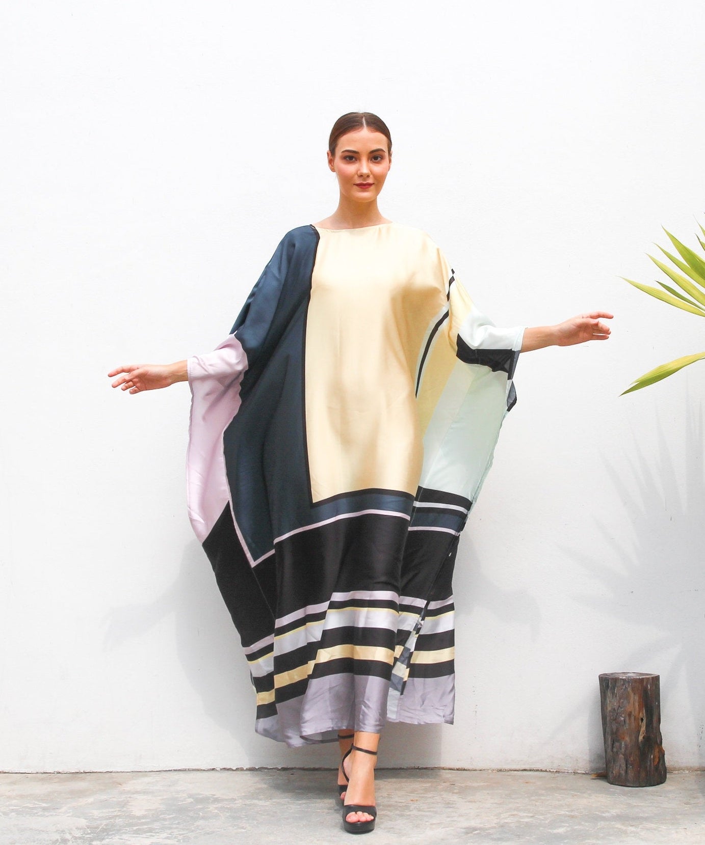 Luxurious Satin Silk Kaftan - Soft, Elegant, and Comfortable Caftan For Women's