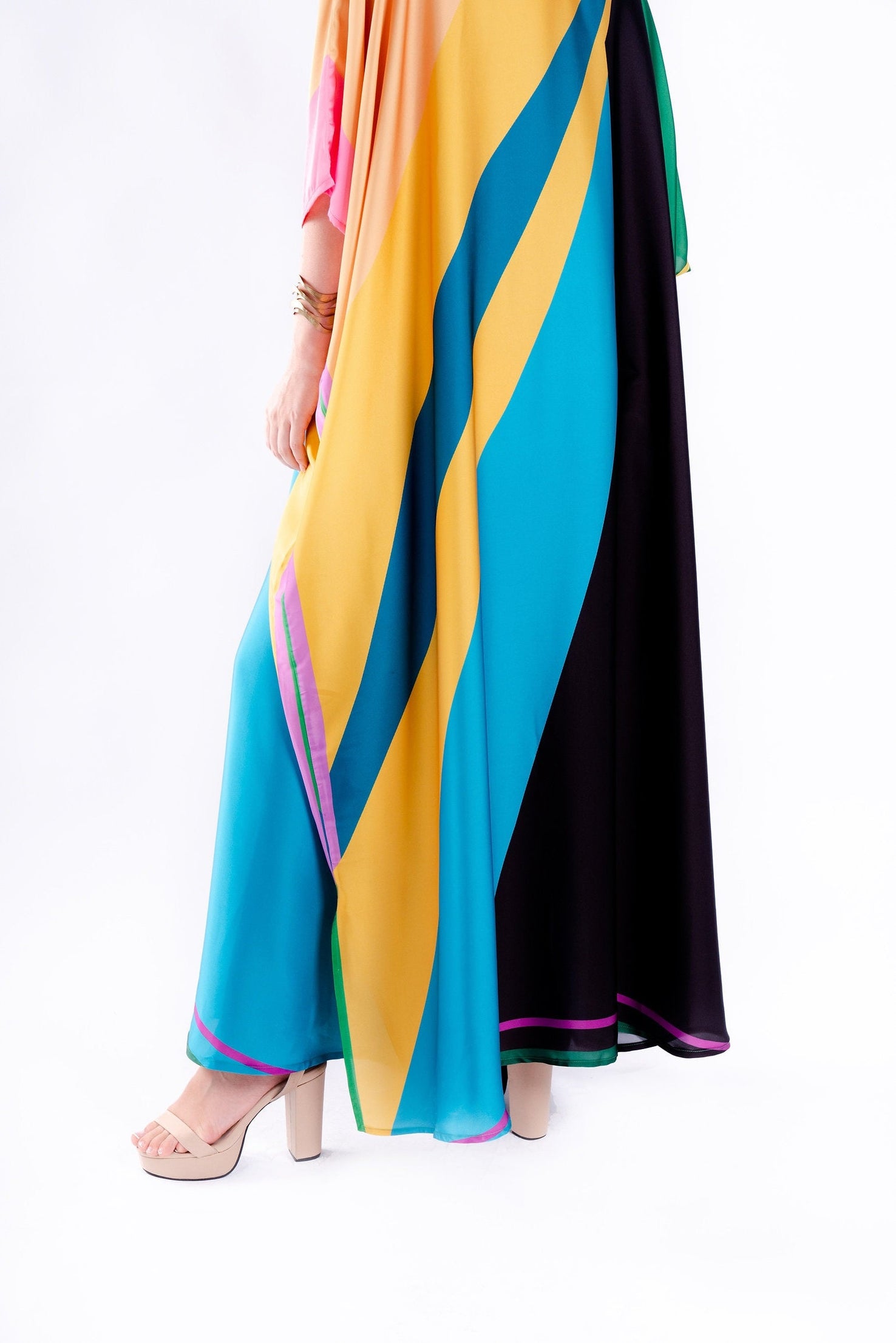 Satin Silk Kaftan, Casual Wear Stylish Women's Caftan