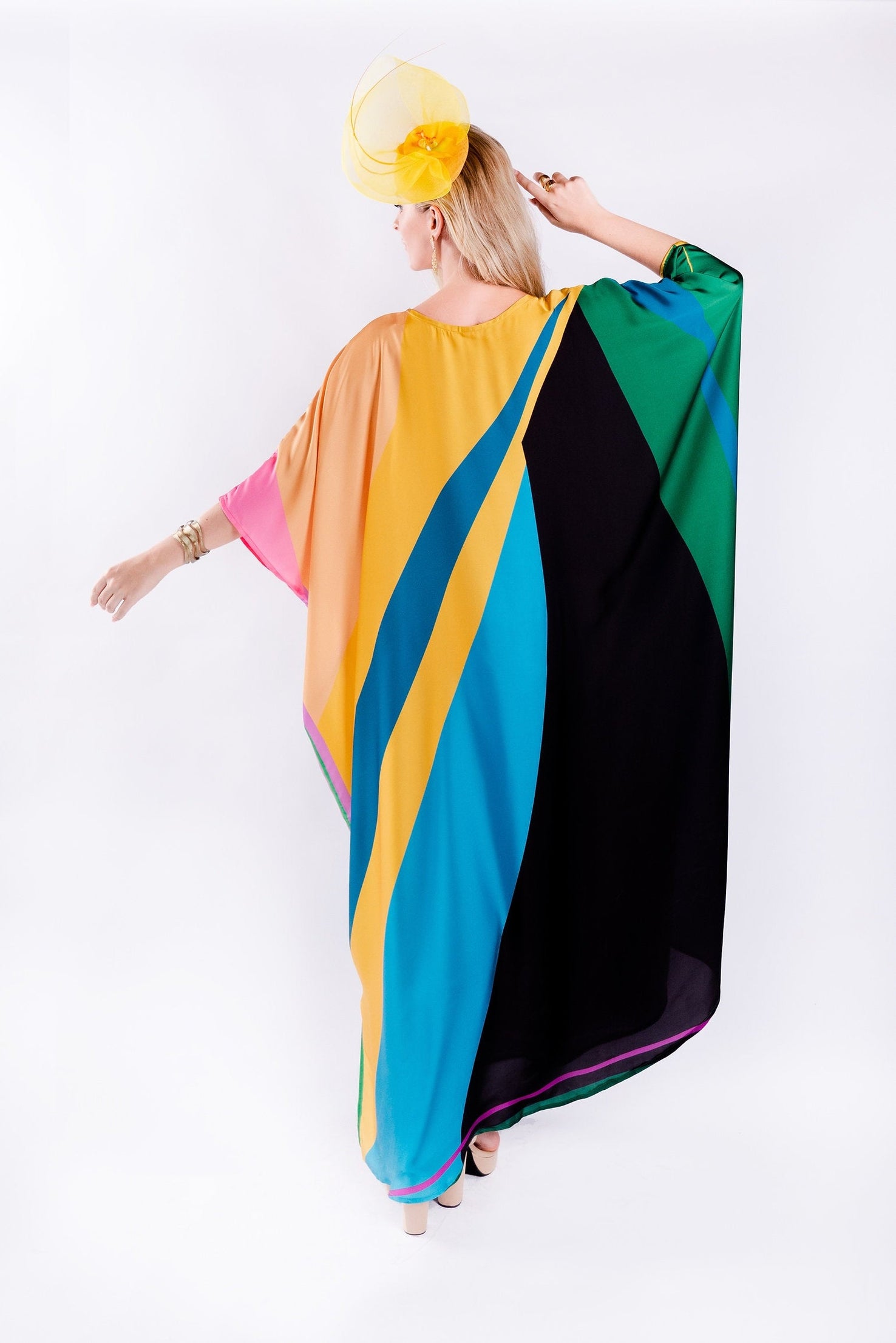 Satin Silk Kaftan, Casual Wear Stylish Women's Caftan