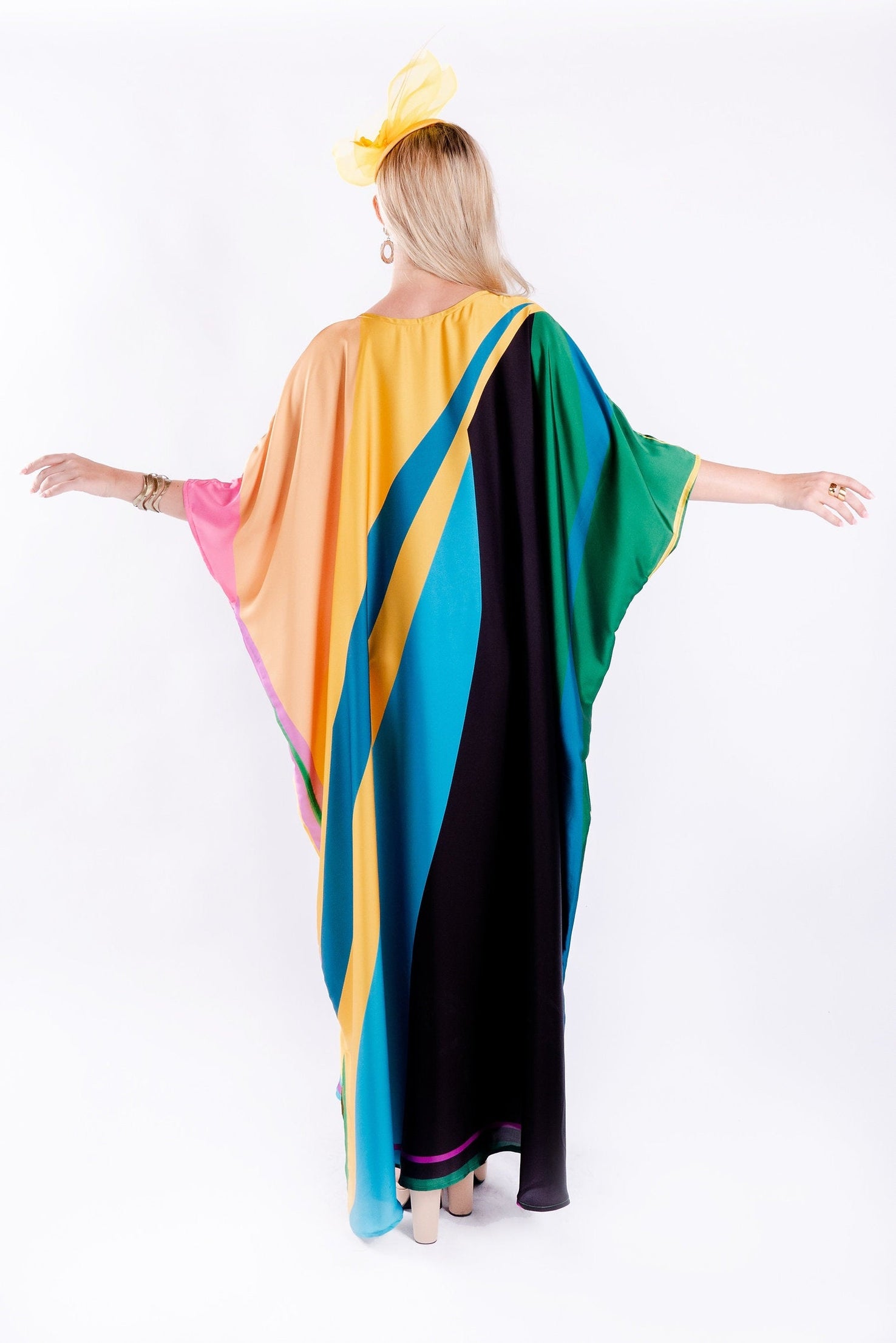 Satin Silk Kaftan, Casual Wear Stylish Women's Caftan