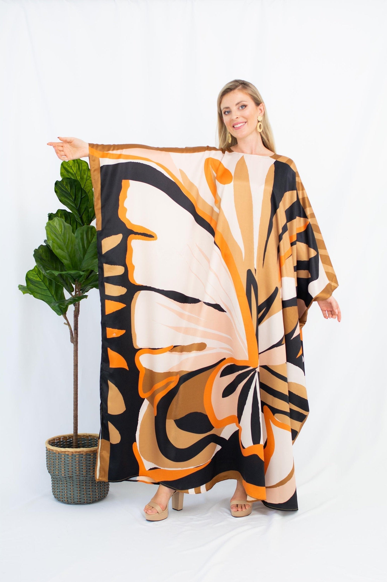 Elegant Women's Stylish Kaftan – Lightweight and Flowy Caftan