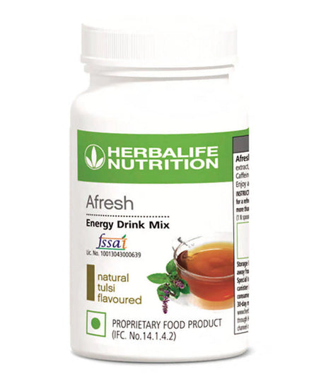 Herbalife Afresh Tulsi Flavour Energy Drink--50 gm