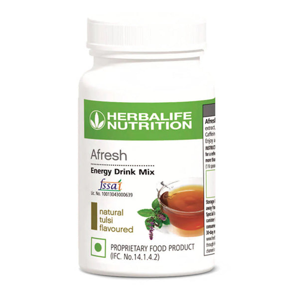 Herbalife Afresh Tulsi Flavour Energy Drink--50 gm