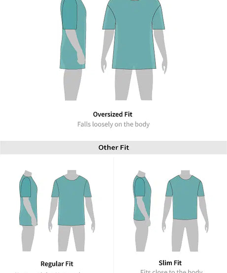 Blue Ripples Oversized T-Shirts