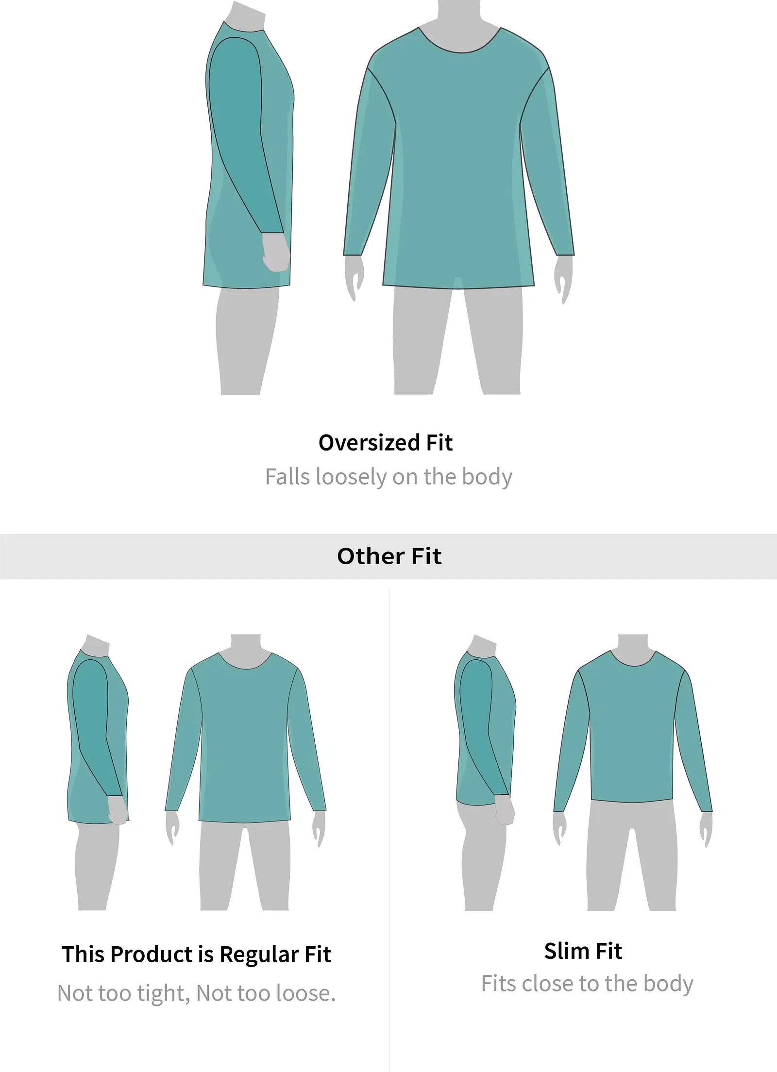 Glow Oversized Full Sleeve T-Shirts