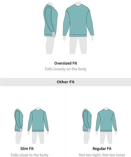 Textured Oakwood Men Oversized Sweatshirts