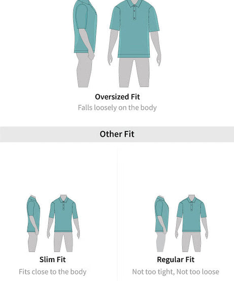 Jacquard Kaleido Oversized Polos