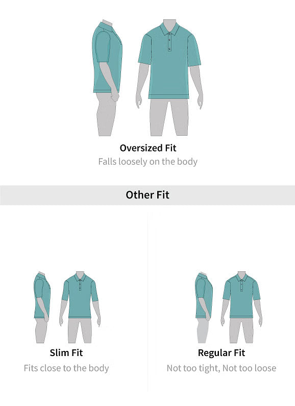 Jacquard Kaleido Oversized Polos