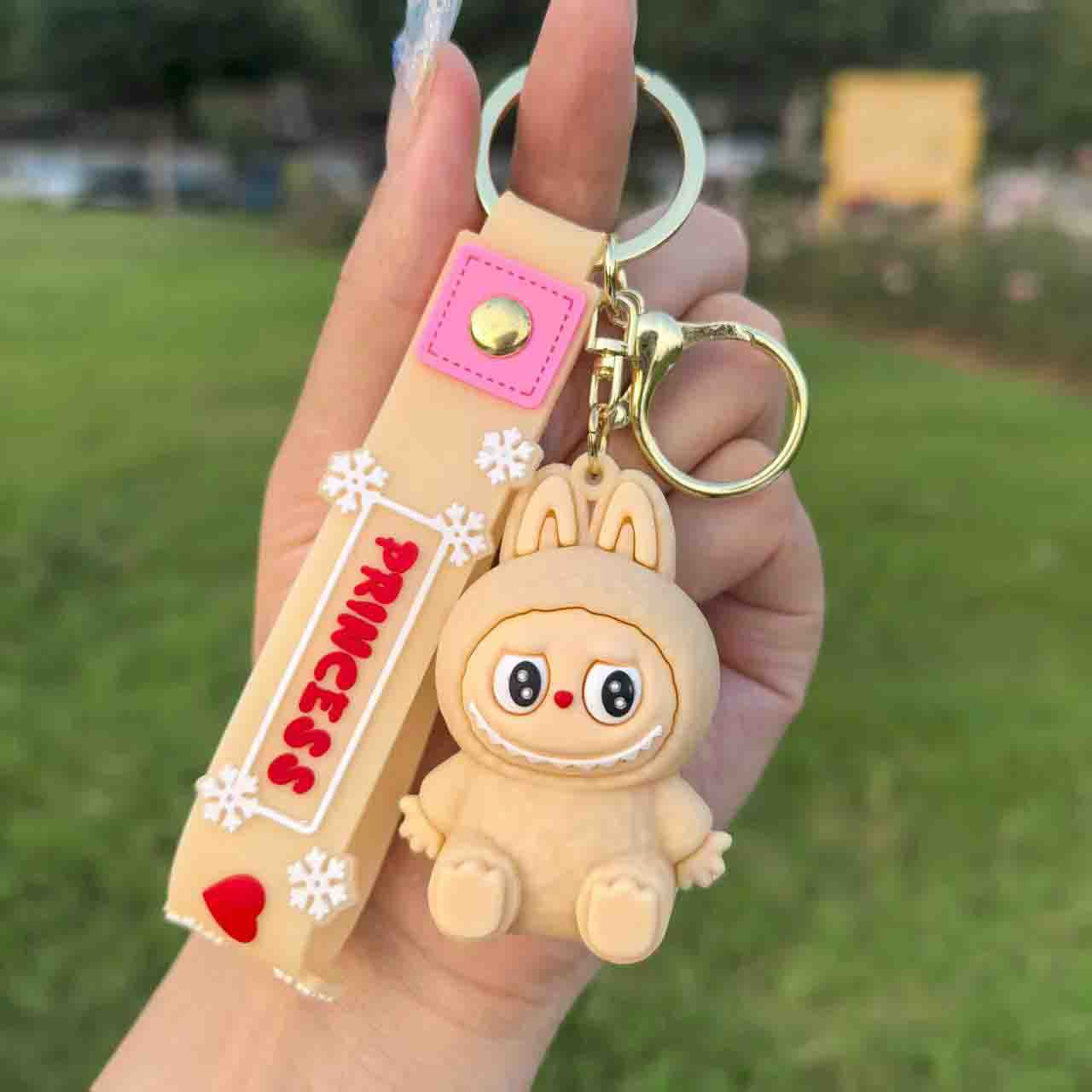Labubu-Inspired Cute Character Keychain – Collectible Mini Bag Charm for Gifts