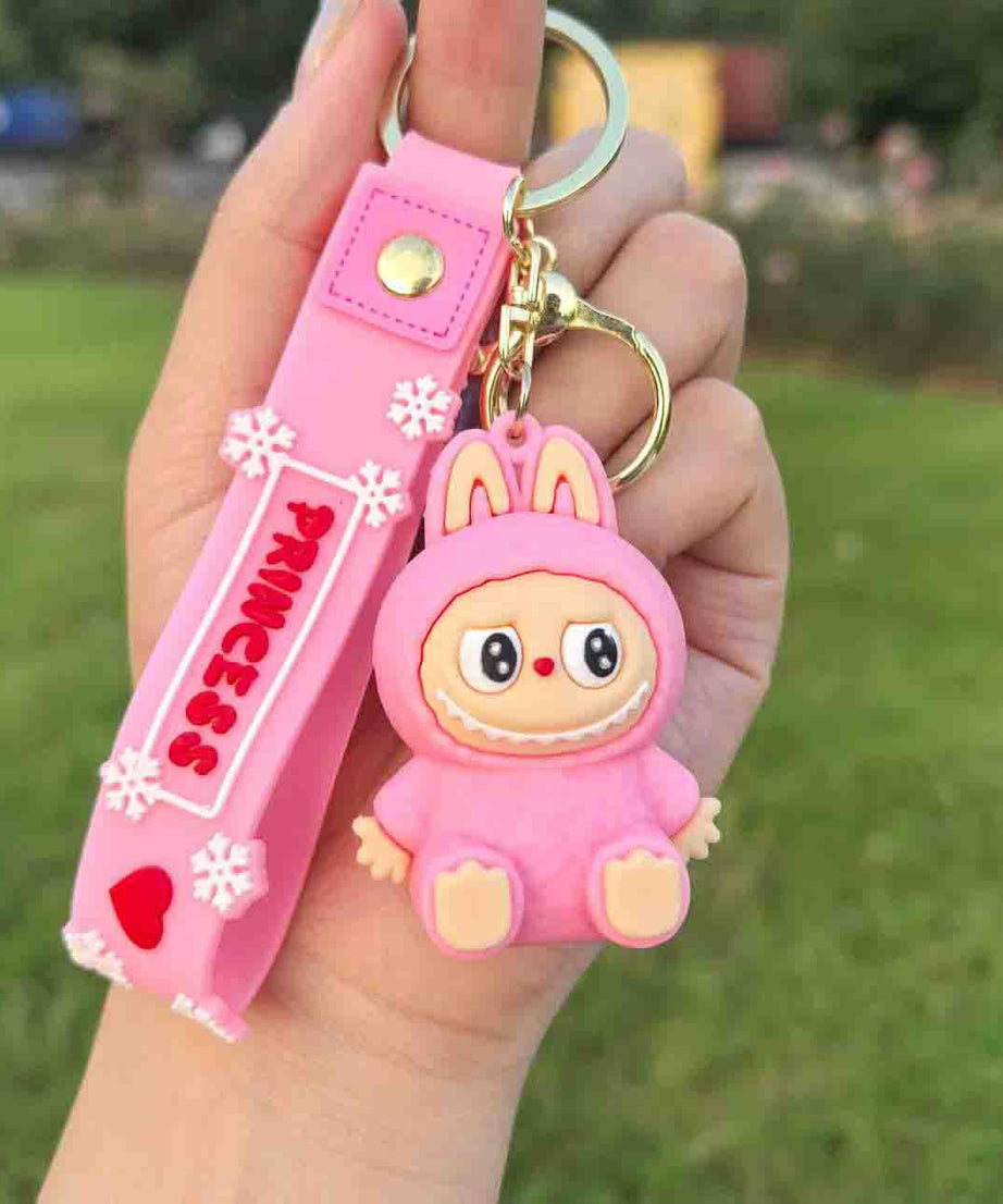Labubu-Inspired Cute Character Keychain – Collectible Mini Bag Charm for Gifts
