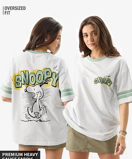 Peanuts Snoopy Sketch Boyfriend T-Shirts