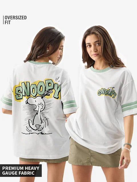 Peanuts Snoopy Sketch Boyfriend T-Shirts