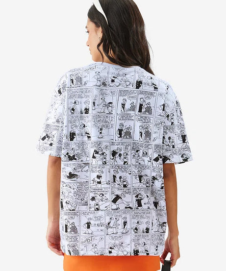 Popeye Comic Strip Boyfriend T-Shirts