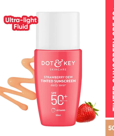 Dot & Key Strawberry Dew Tinted Sunscreen - 03 Sand - 50 ml