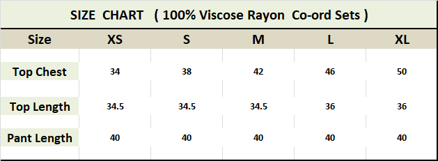 Black Viscose Rayon ( Top + Pant ) Co-ord Set For Women's