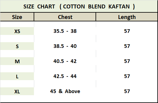 Women's Soft Cotton Blend Kaftan - Lightweight and Stylish Caftan