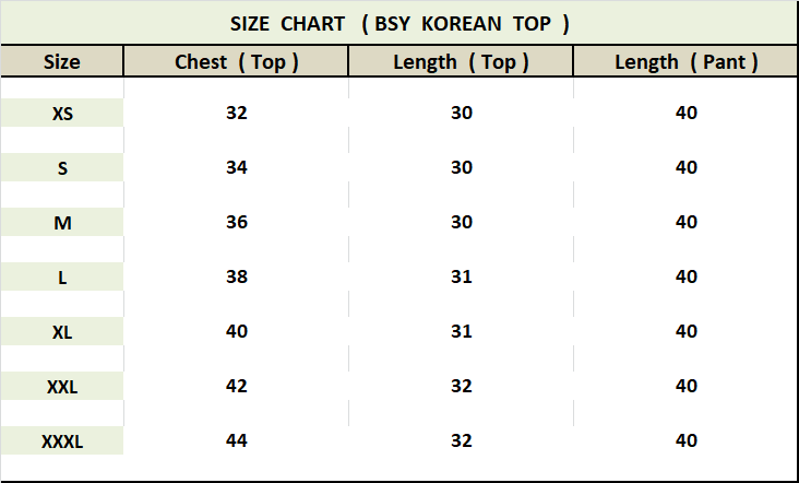 Korean BSY Co-ord Set, Top & Pant Women's Set