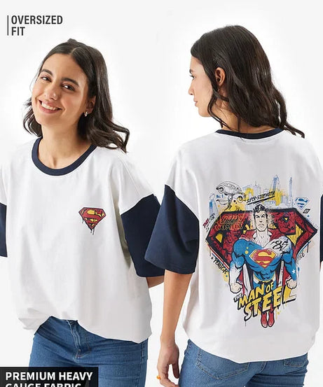 Superman The Man of Steel Boyfriend T-Shirts