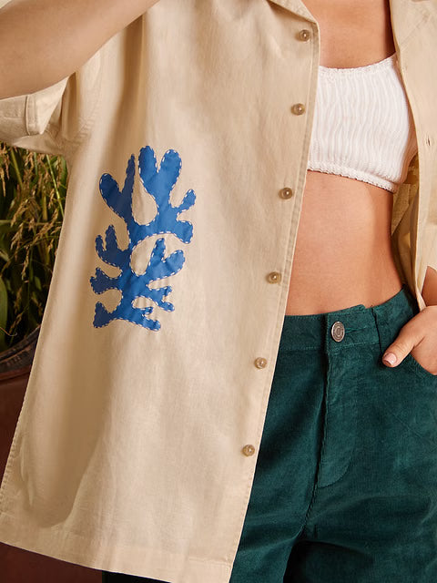 Bloom Holiday Time Women Boyfriend Shirts