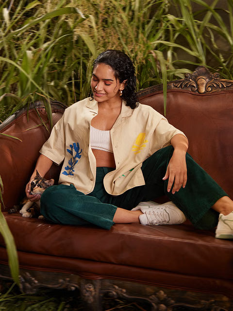 Bloom Holiday Time Women Boyfriend Shirts