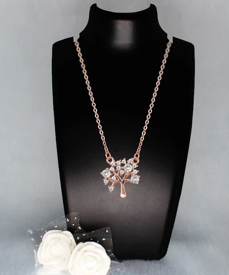 Rose Gold Tree of Life Necklace