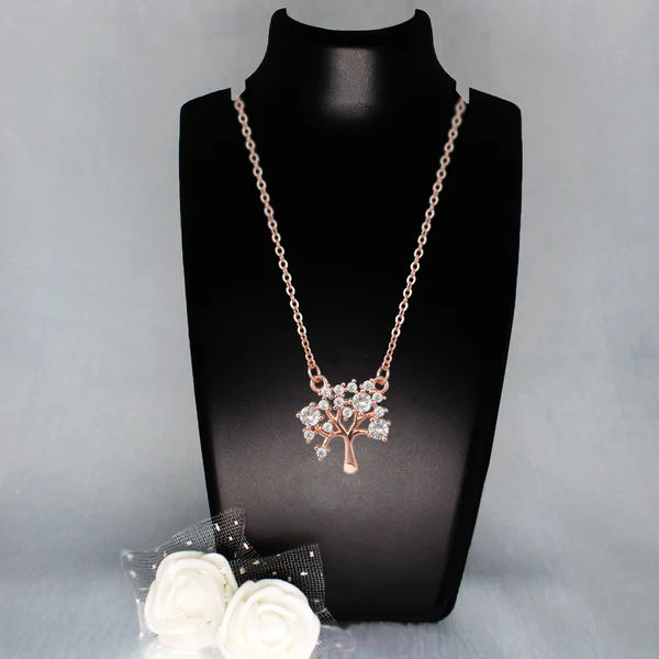 Rose Gold Tree of Life Necklace