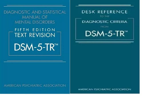 Diagnostic & Statistical Manual Disorders dsm 5tr Paperback + Desk Reference Paperback