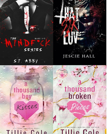 The Mindf*ck Series ,  THAT SIK LUV ,  A Thousand Boy Kisses  ,  A Thousand Broken Pieces.... 4books (Paperback)