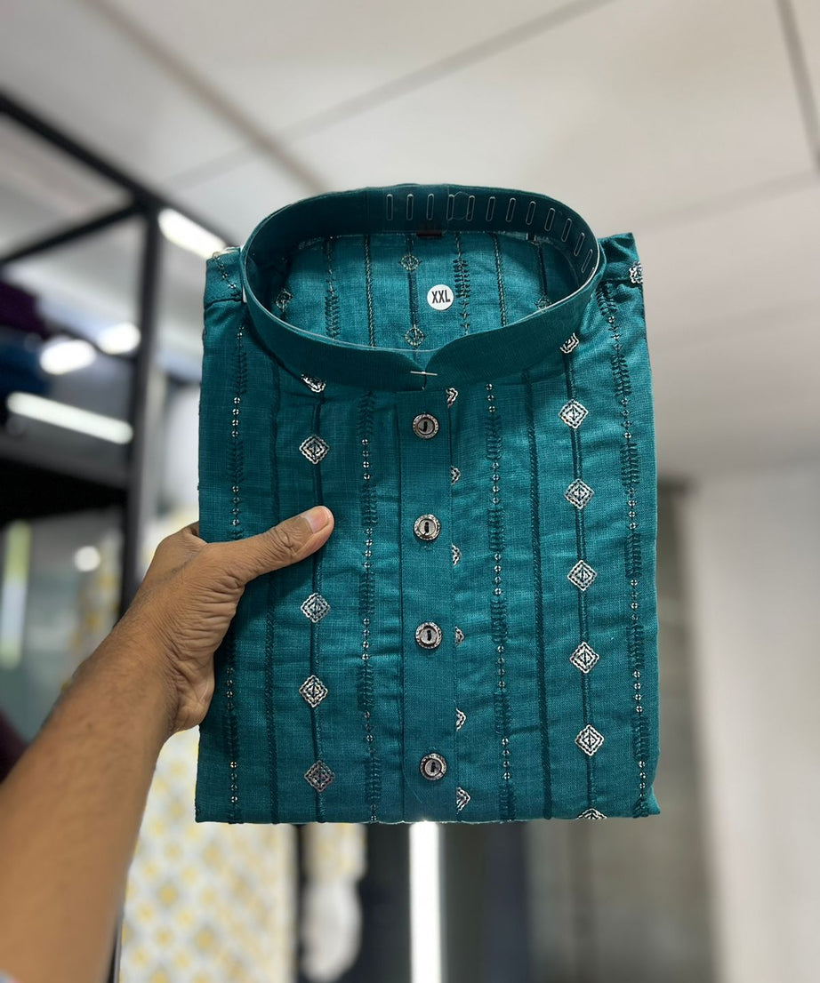 Men's Soft Cotton Kurta Pajama Set