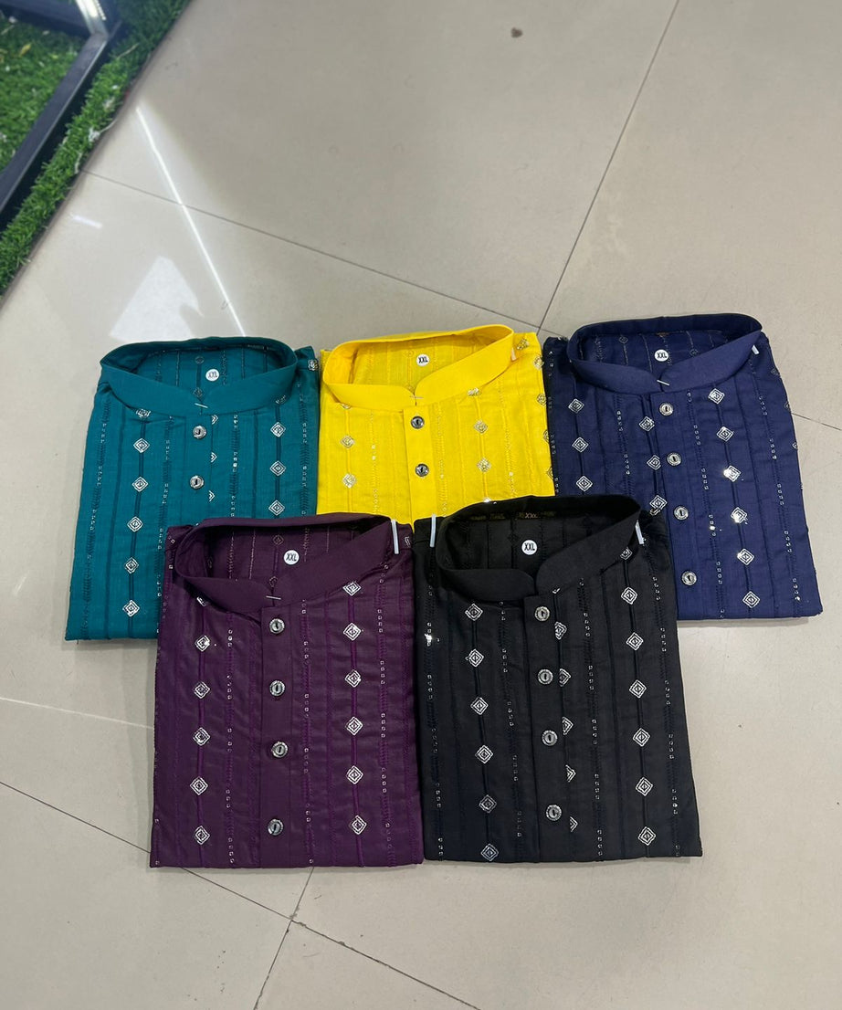 Men's Soft Cotton Kurta Pajama Set
