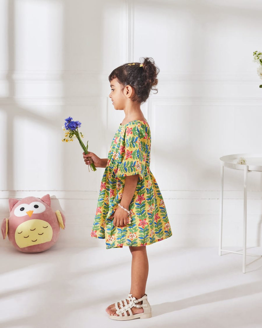 Cute Toddler Baby Girls Beachwear Cover Ups Balls Tassel Loose Swim Cover-ups Dress