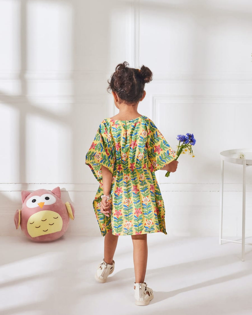 Cute Toddler Baby Girls Beachwear Cover Ups Balls Tassel Loose Swim Cover-ups Dress