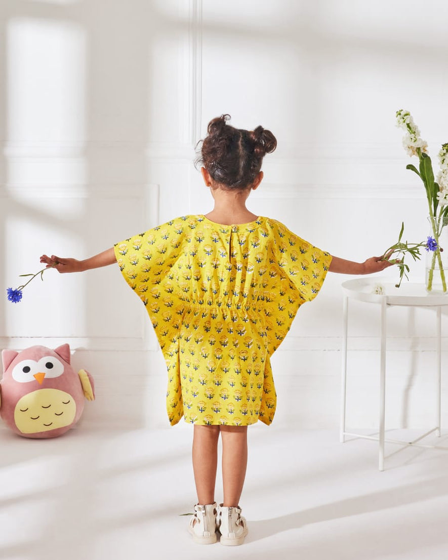 Cute Toddler Baby Girls Beachwear Cover Ups Balls Tassel Loose Swim Cover-ups Dress