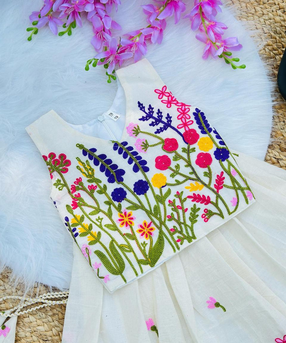 Kids & Girls Party Wear Traditional Beautiful Lehenga With Blouse